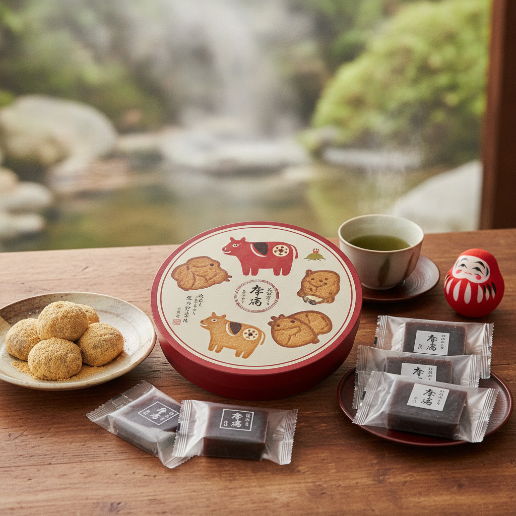 福島県会津地方で、お土産にぴったりな甘味や伝統的なお菓子は何がありますか？