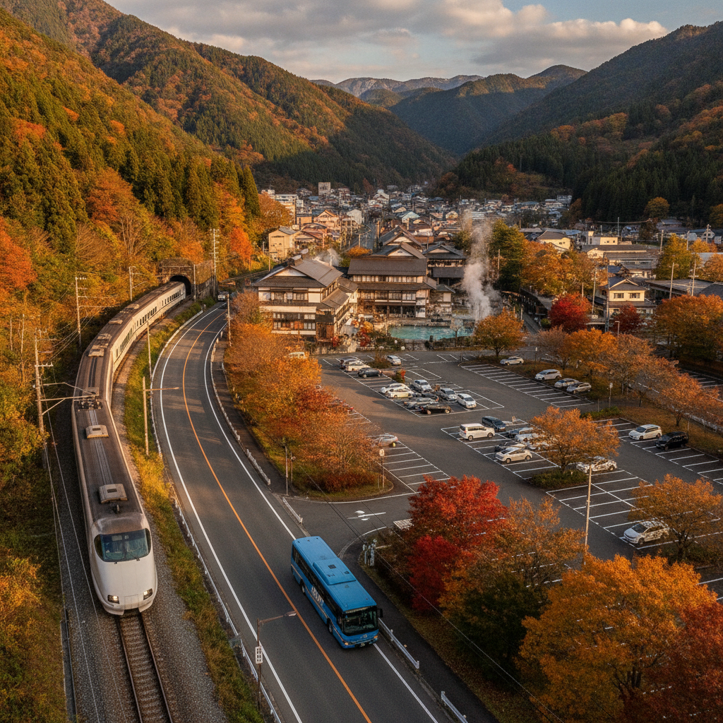 熱塩温泉 アクセス バス 電車 駐車場：バス・電車・駐車場、最適なルート選び